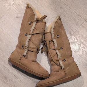 Emu Tan Shearling Winter Boots